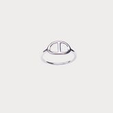 Sterling Silver Long Oval Ring BlackSugar-Korean Fashion Jewelry. Find Your Favorite Jewelry that Kpop Stars Wear